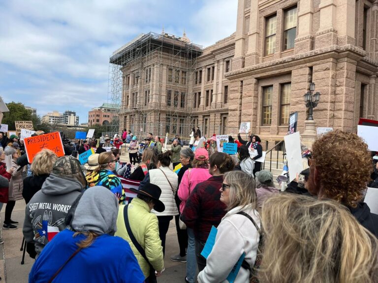 Protesters rally at Texas Capitol against Trump administration
